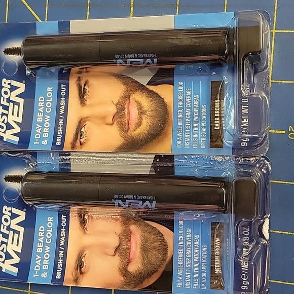 Just For Men Beard & Brow Color 2 Color Choices - Picture 1 of 2
